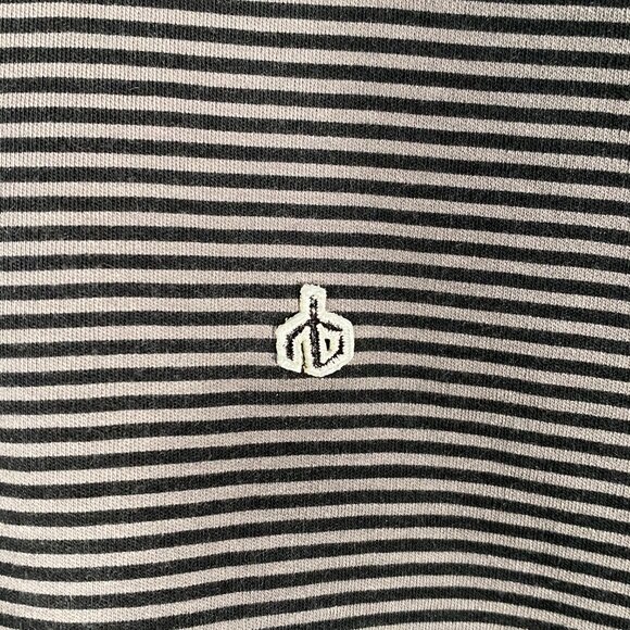 Rag & Bone Striped Polo Shirt Size L - Picture 2 of 8